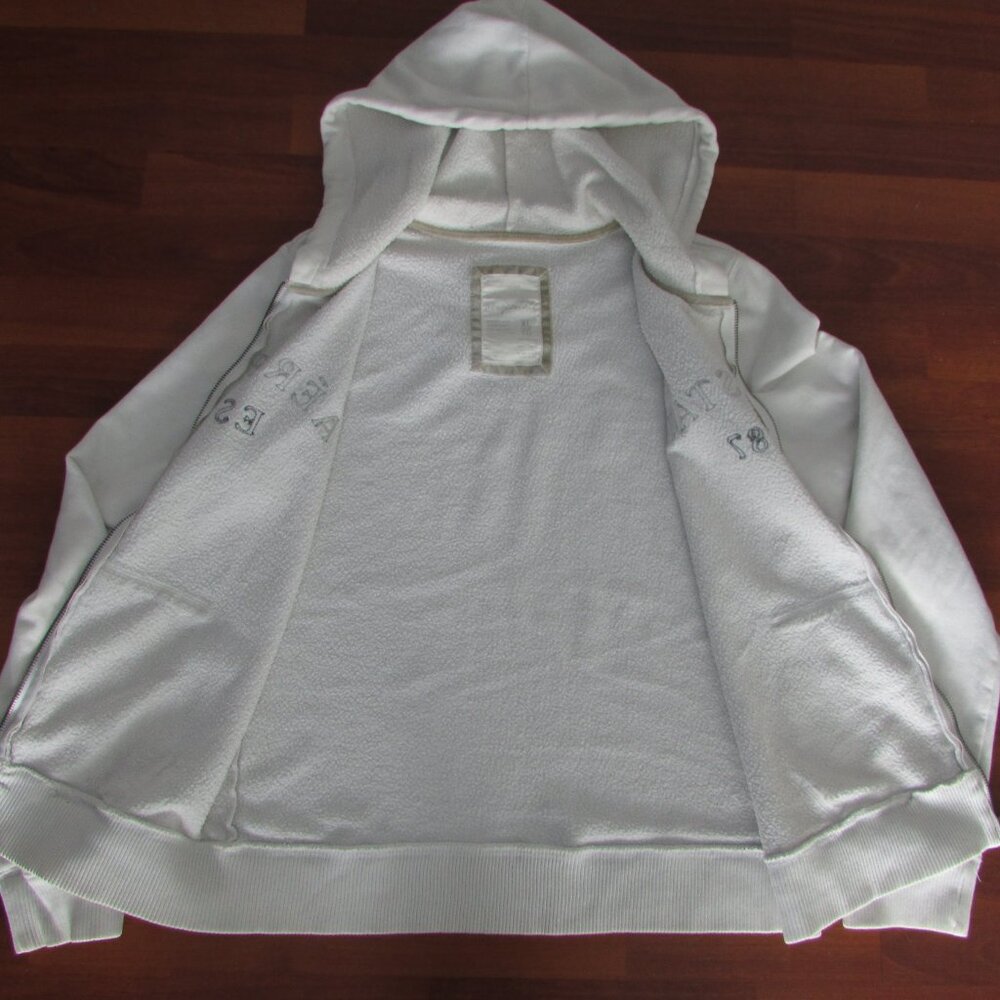 Aeropostale Y2K White Zip Front Hoodie - Picture 6 of 13